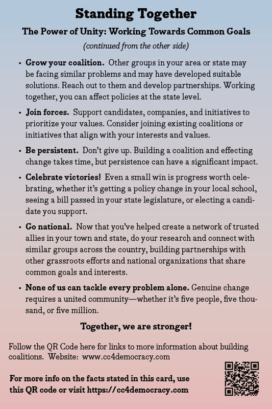 2025 Card 02: Standing Together (pack of 10) - CLOSEOUT