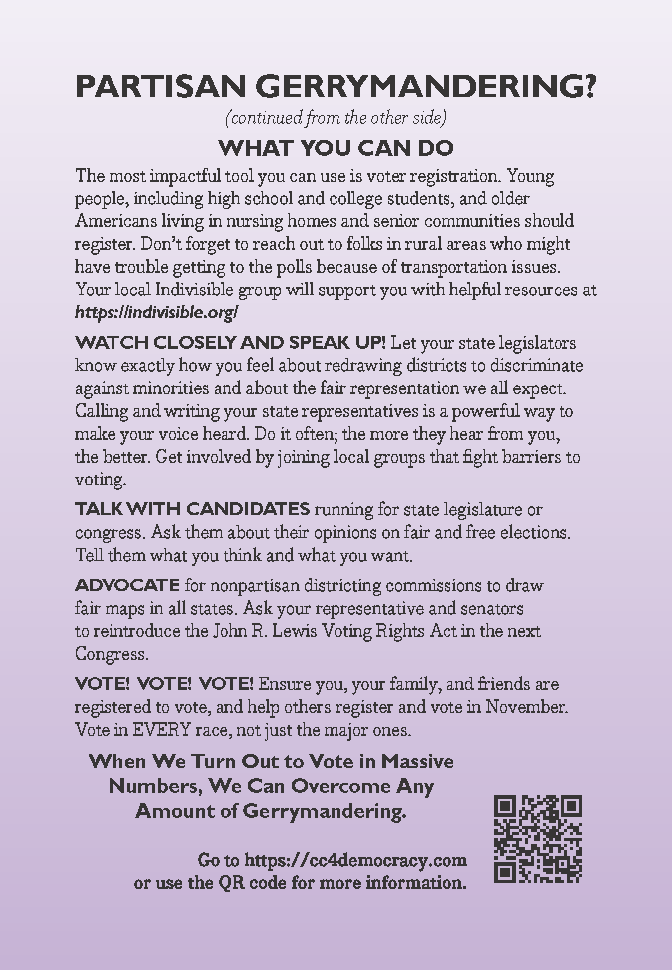 Card 36: Gerrymandering (pack of 10)