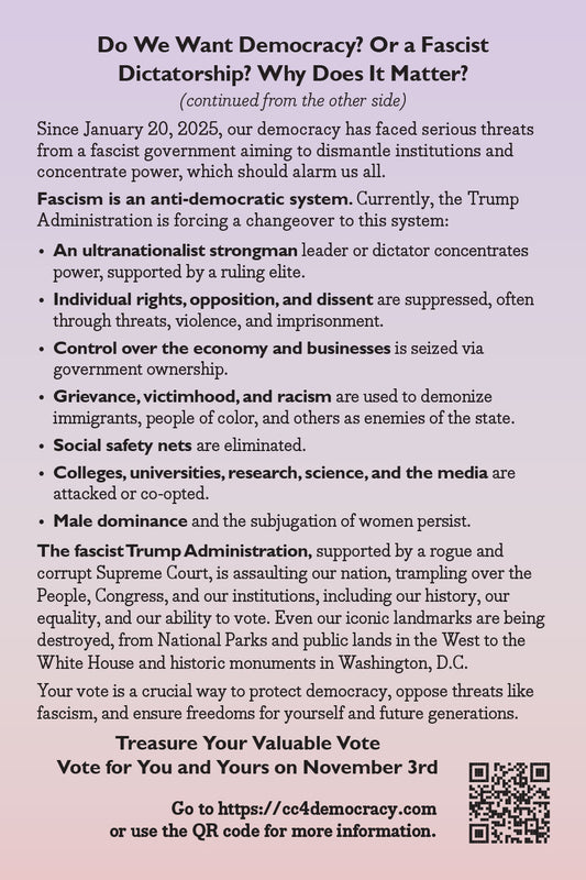 Card 40: What Do We Want? (pack of 10)