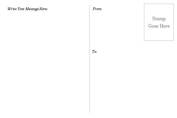 2025 Card 16: Postcard to Congress (pack of 10) - UPDATED