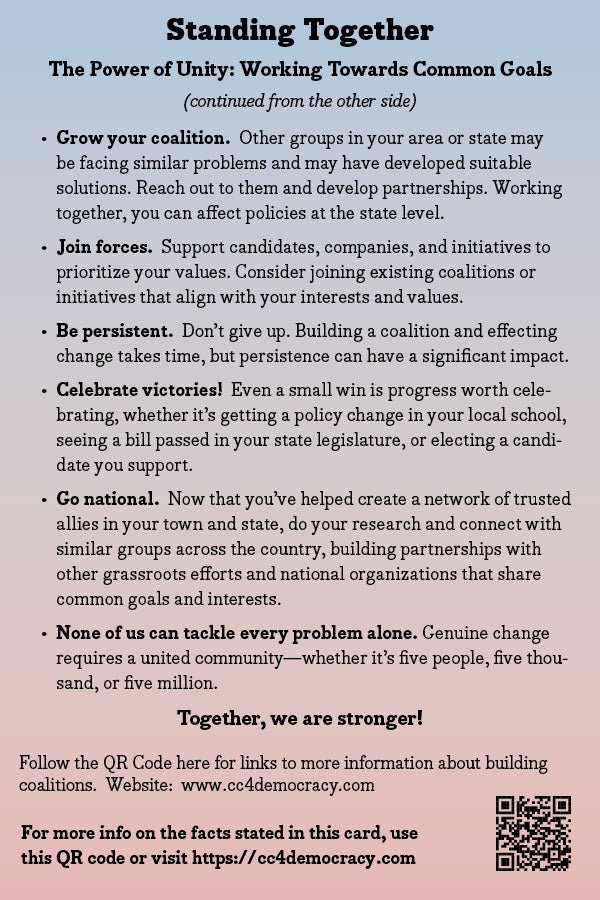 2025 Card 02: Standing Together (pack of 10)