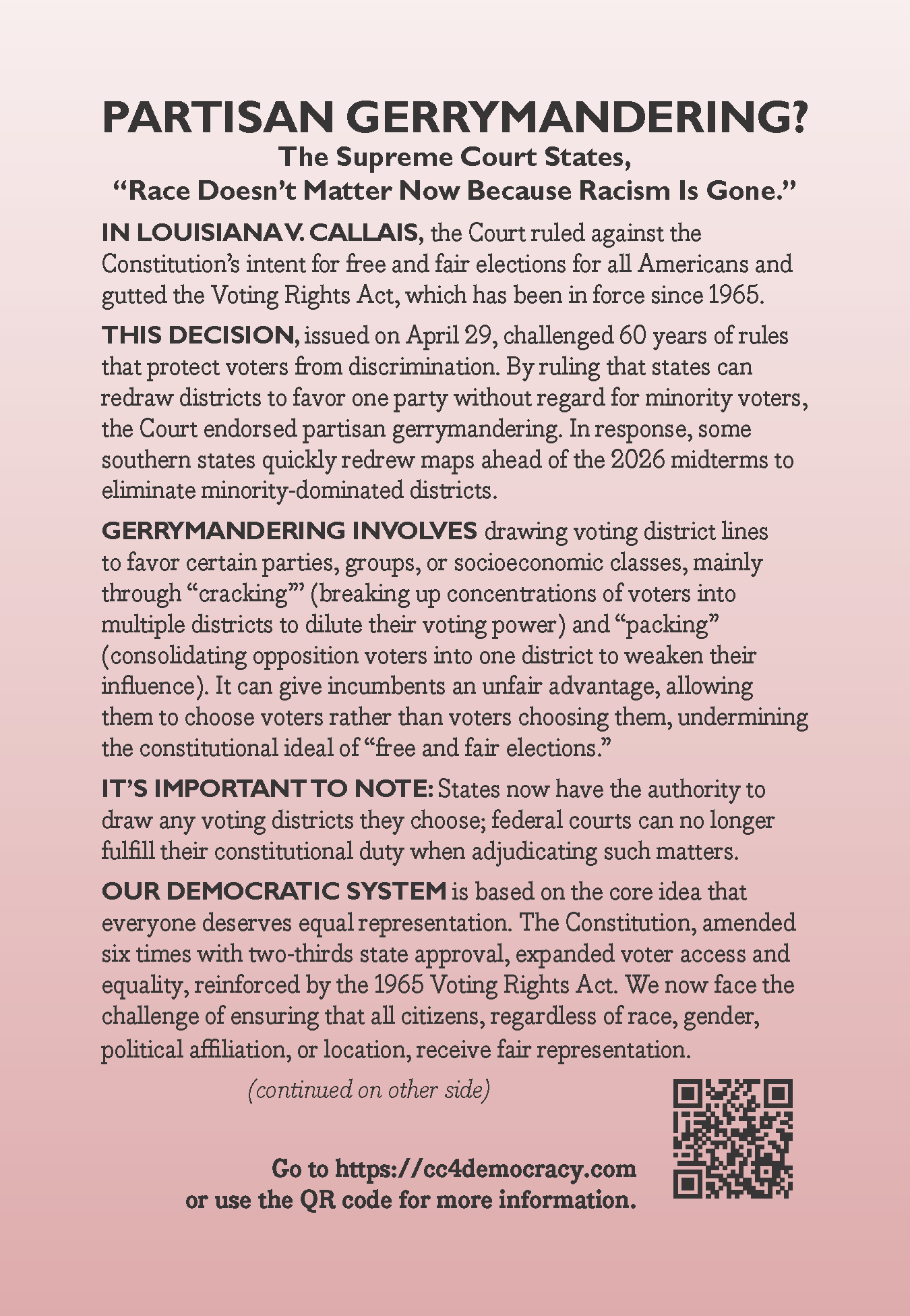 Card 36: Gerrymandering (pack of 10)
