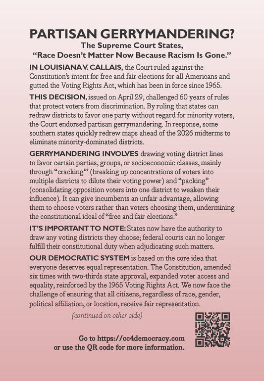 Card 36: Gerrymandering (pack of 10)