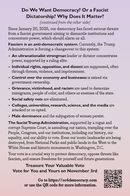 Card 40: What Do We Want? (pack of 10)