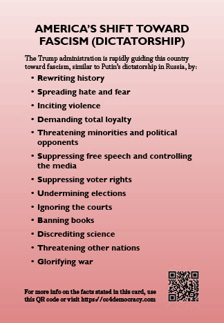 2025 Card 28: Fascism and Freedom (pack of 10)