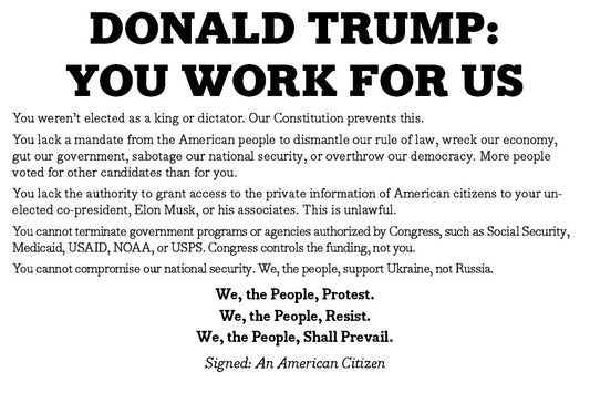 2025 Card 05: Ides of Trump (pack of 10)